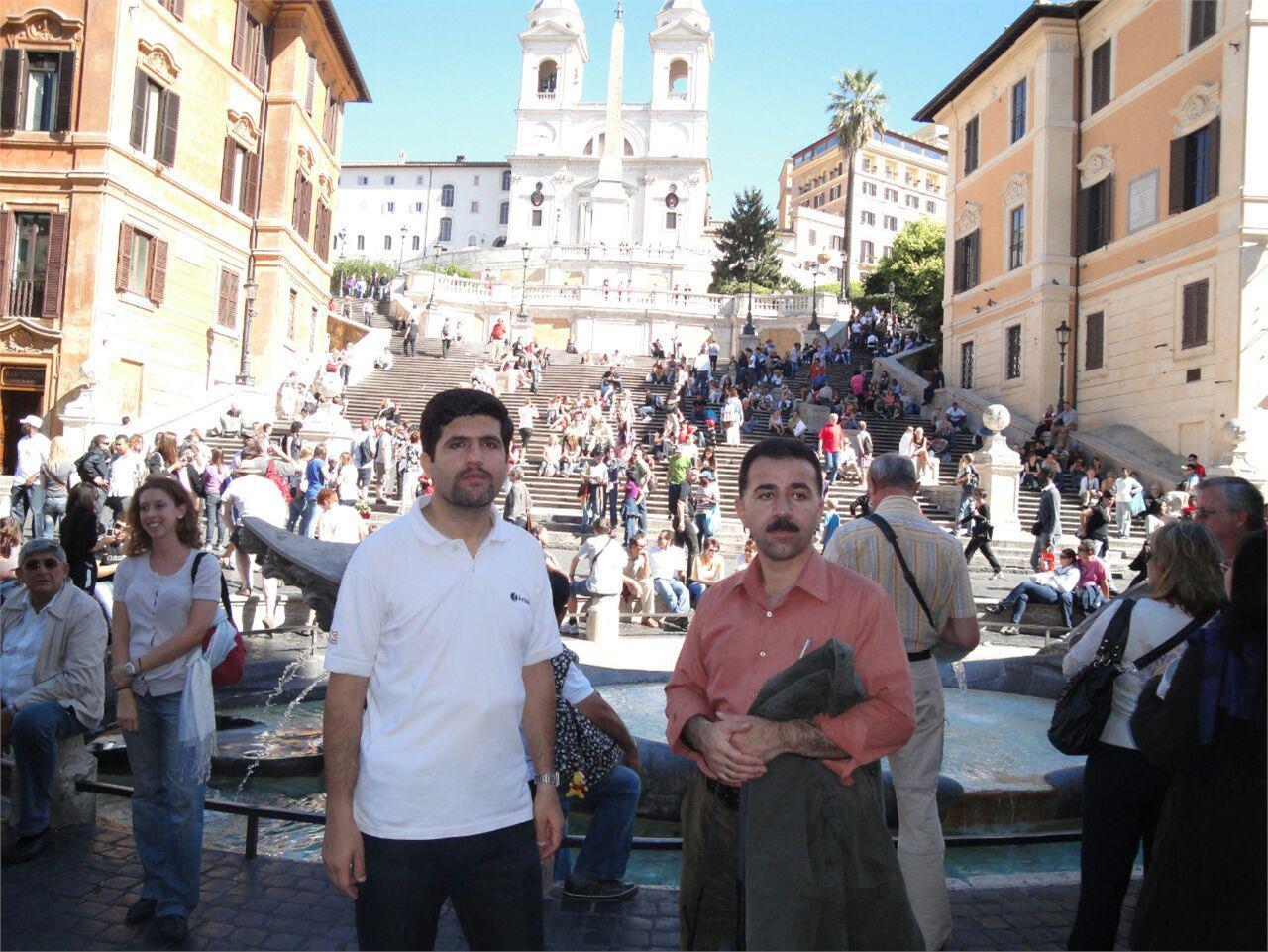 پله های اسپانیایی شهر روم 2010