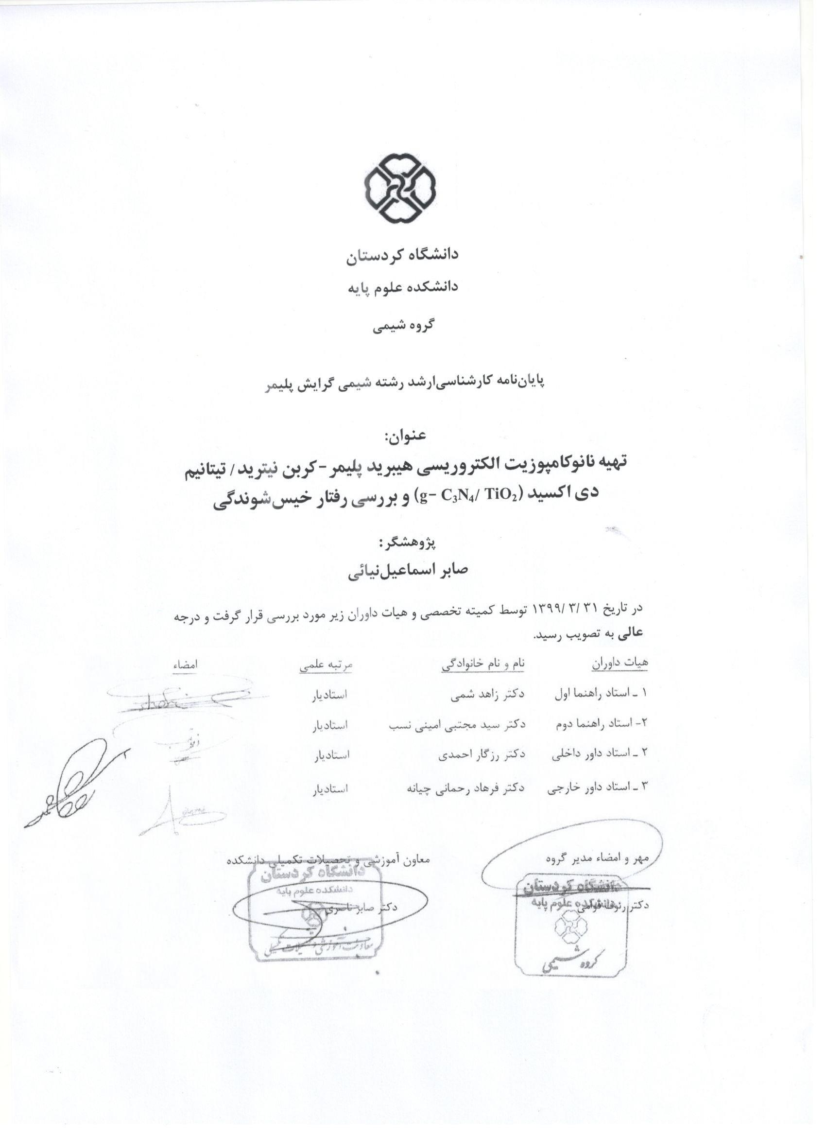 صابر اسماعیل نیایی