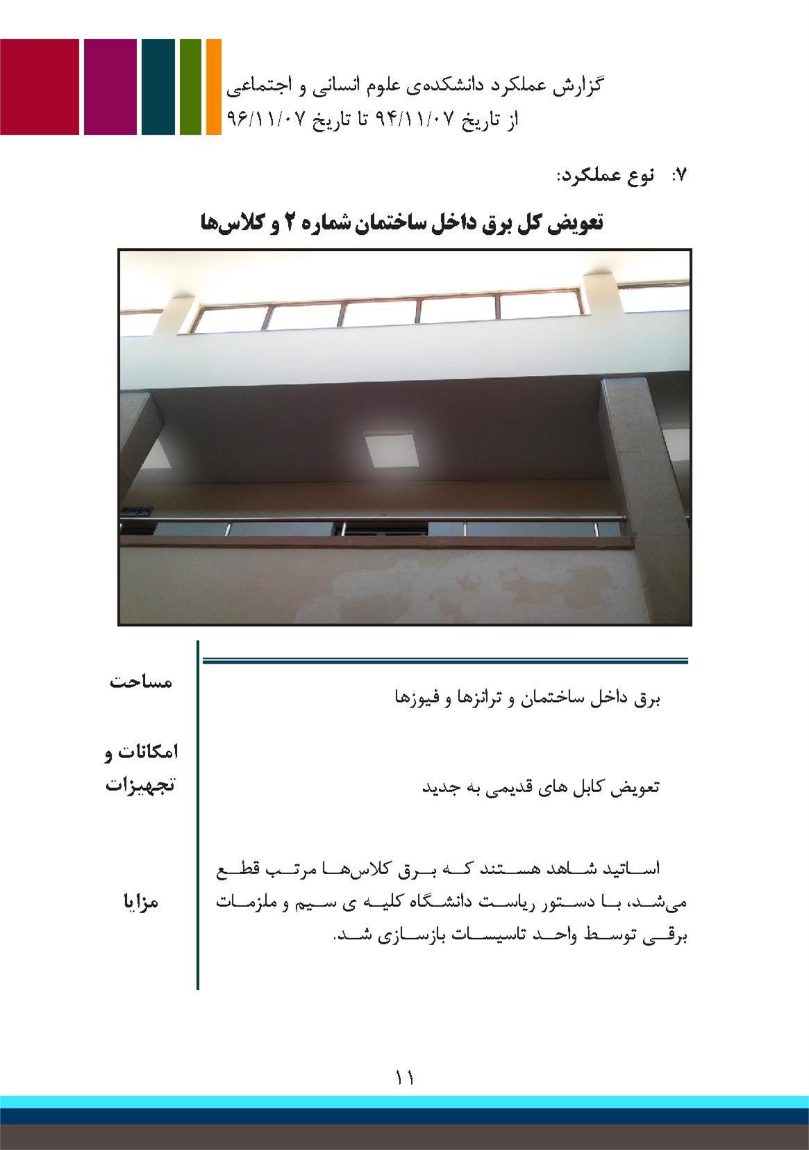 اقدامات در دانشکده علوم انسانی