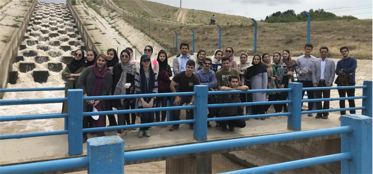 بازدید از شبکه دشت مغان-دانشجویان ورودی 93 گروه مهندسی آب-اردیبهشت 97